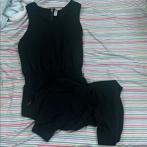 Black Sleeveless Jumpsuit